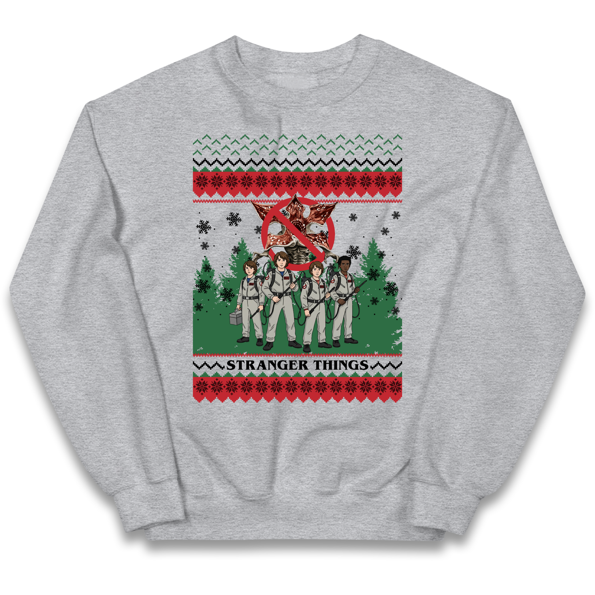 Stranger Things Demogorgon Christmas Kids Jumper