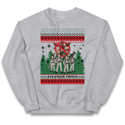 Stranger Things Demogorgon Christmas Kids Jumper