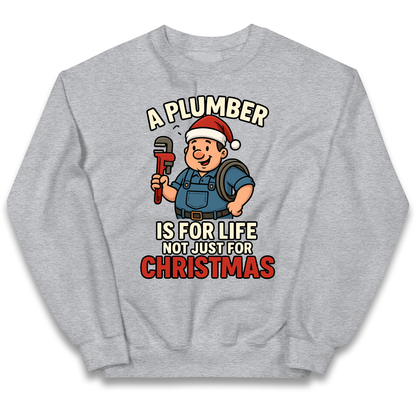 Plumber Christmas Kids Jumper