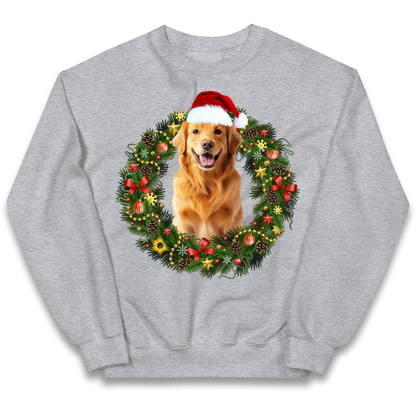 Dog Christmas kids sweatshirt
