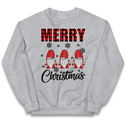 Merry Knomes Christmas Kids Sweatshirt