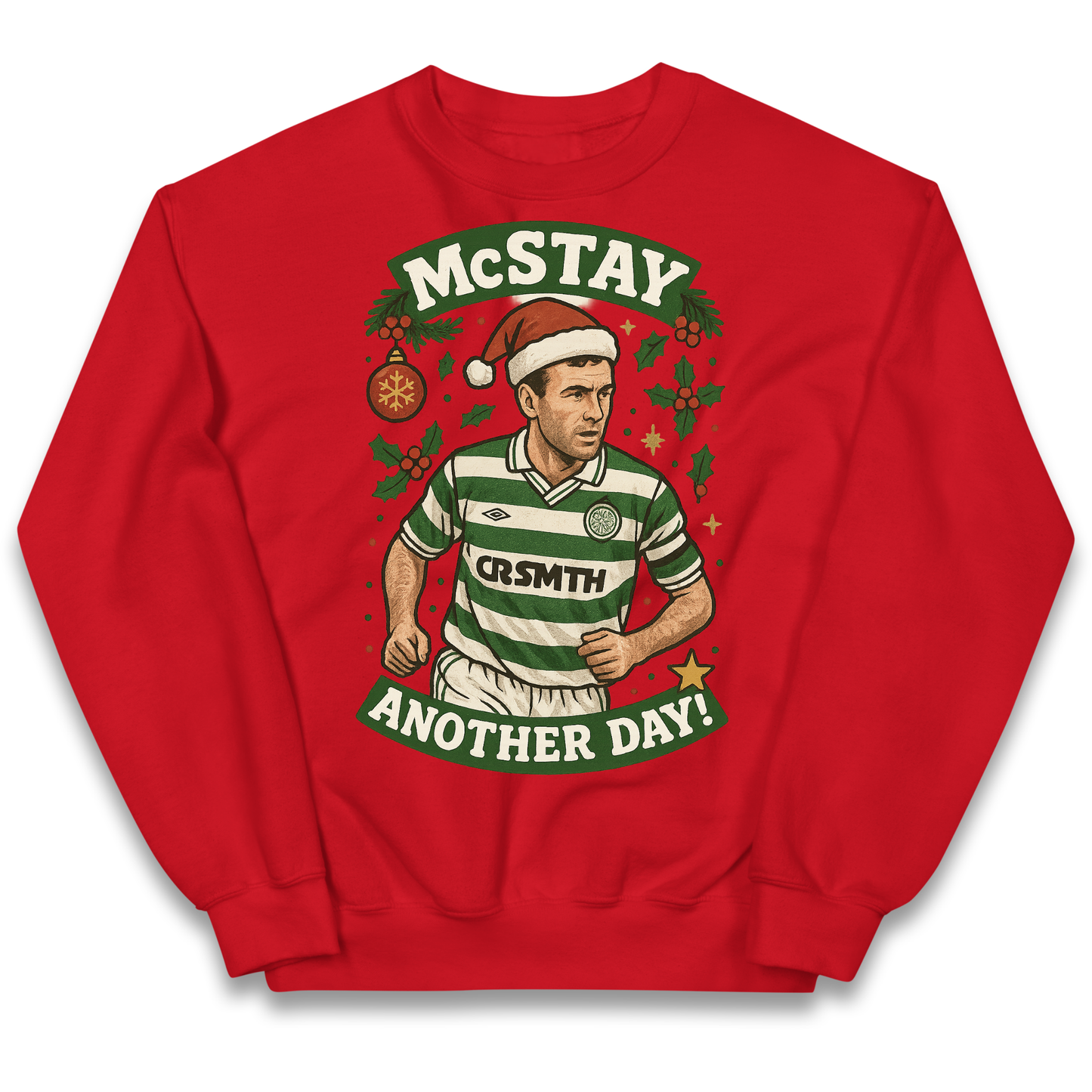 Paul McStay Celtic Christmas Kids Jumper