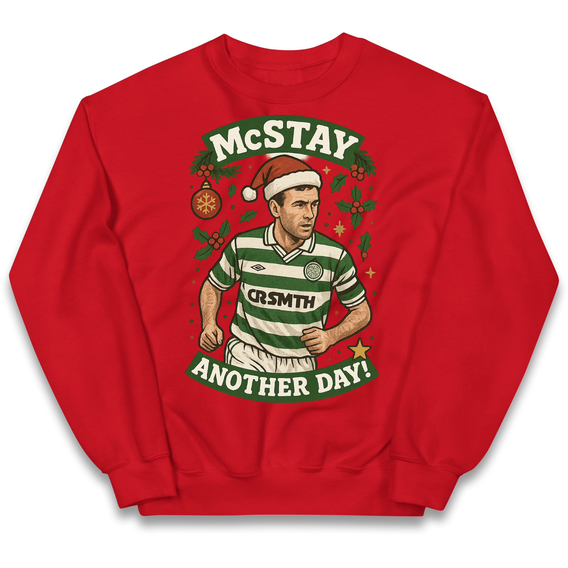 Paul McStay Celtic Christmas Kids Jumper