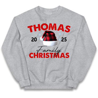 Thomas Family Christmas kids sweatshirt
