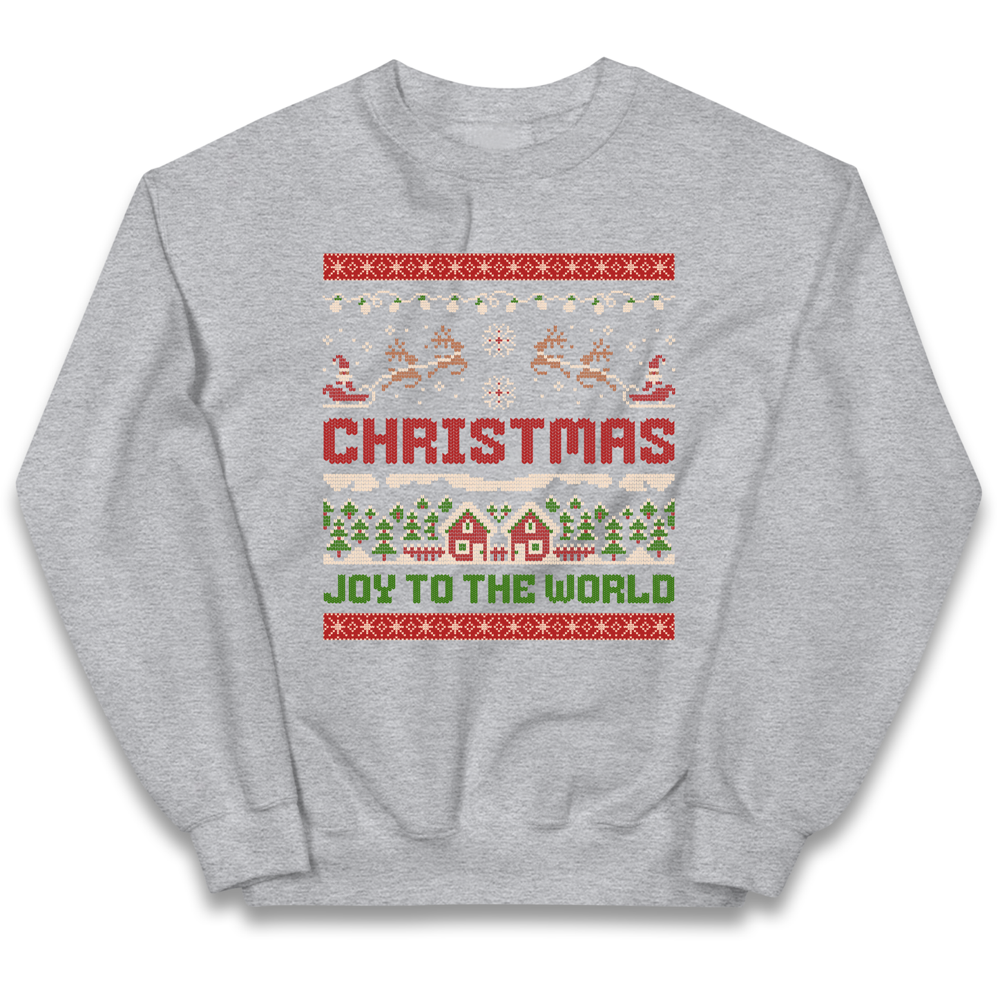 Christmas Joy to the World Christmas kids sweatshirt