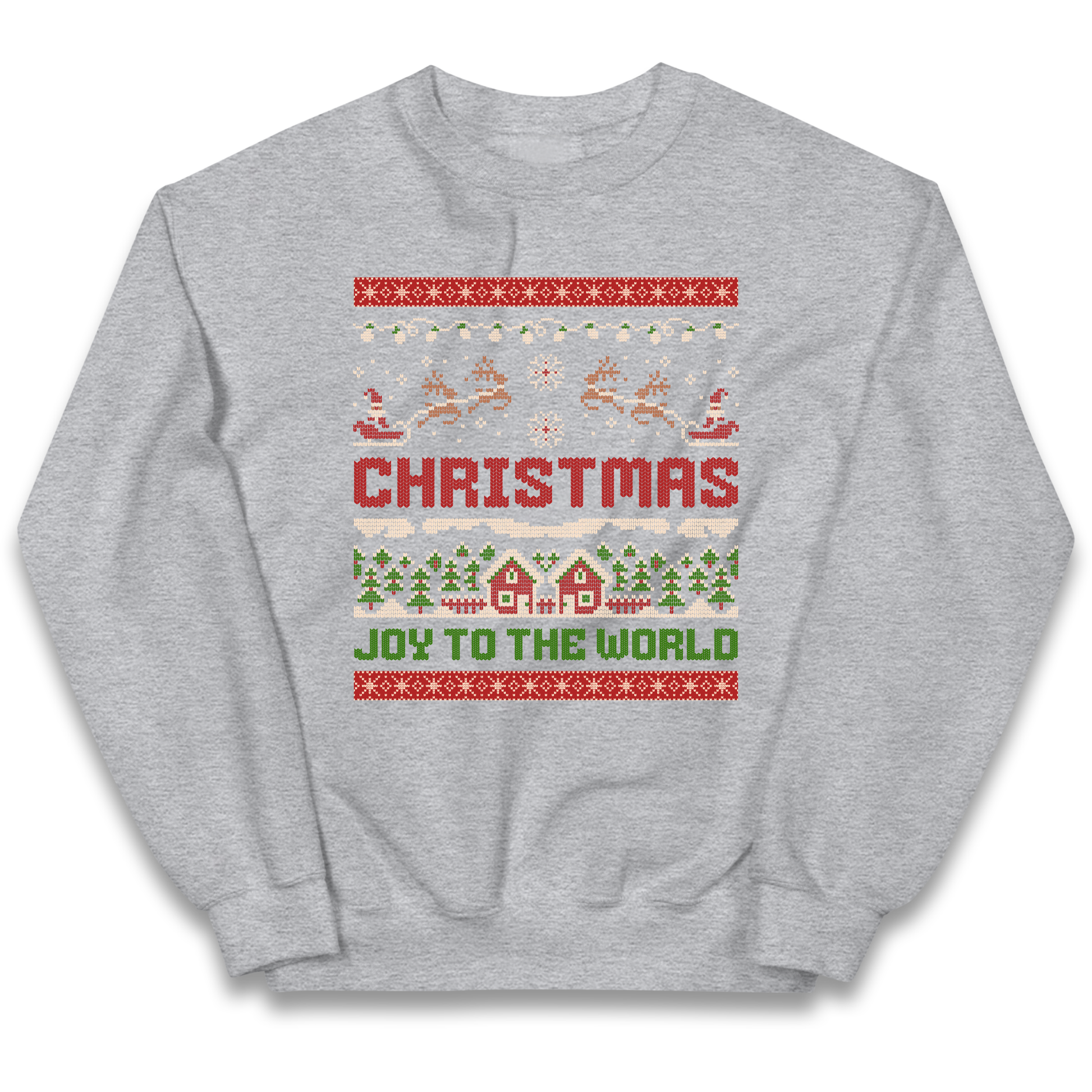 Christmas Joy to the World Christmas kids sweatshirt