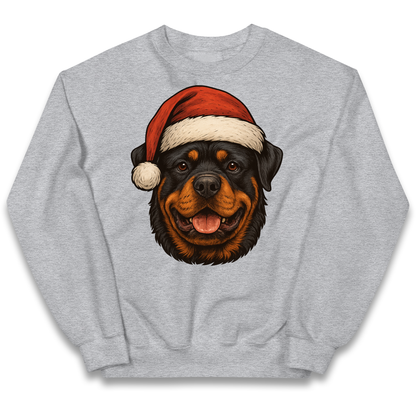 Rottweiler Christmas Kids Jumper