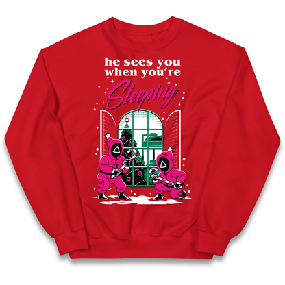Squid Games Xmas Kids Jumper