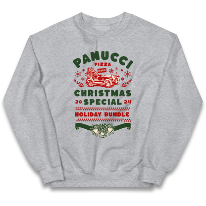 Panucci Pizza Christmas Special Christmas kids sweatshirt