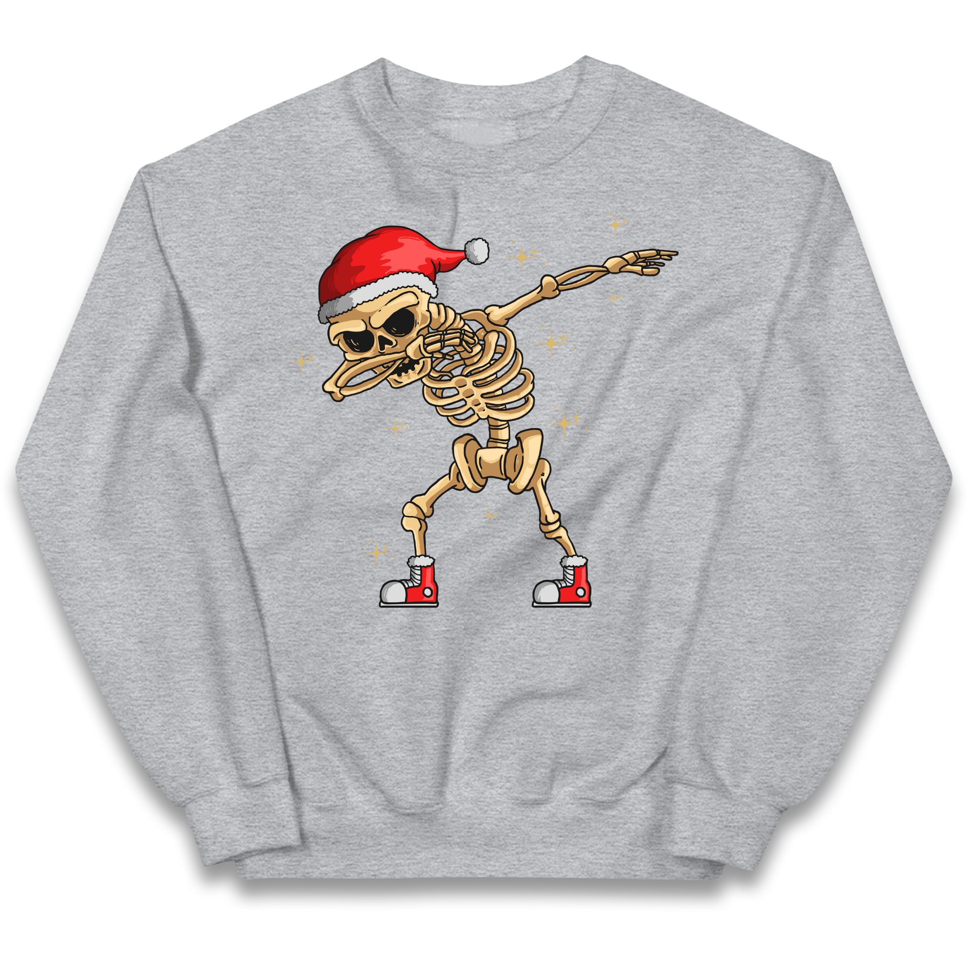 Santa Skellington Dabbing Christmas kids sweatshirt