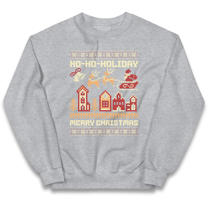 Have Yourself a HO HO HOLIDAY Christmas kids sweatshirt