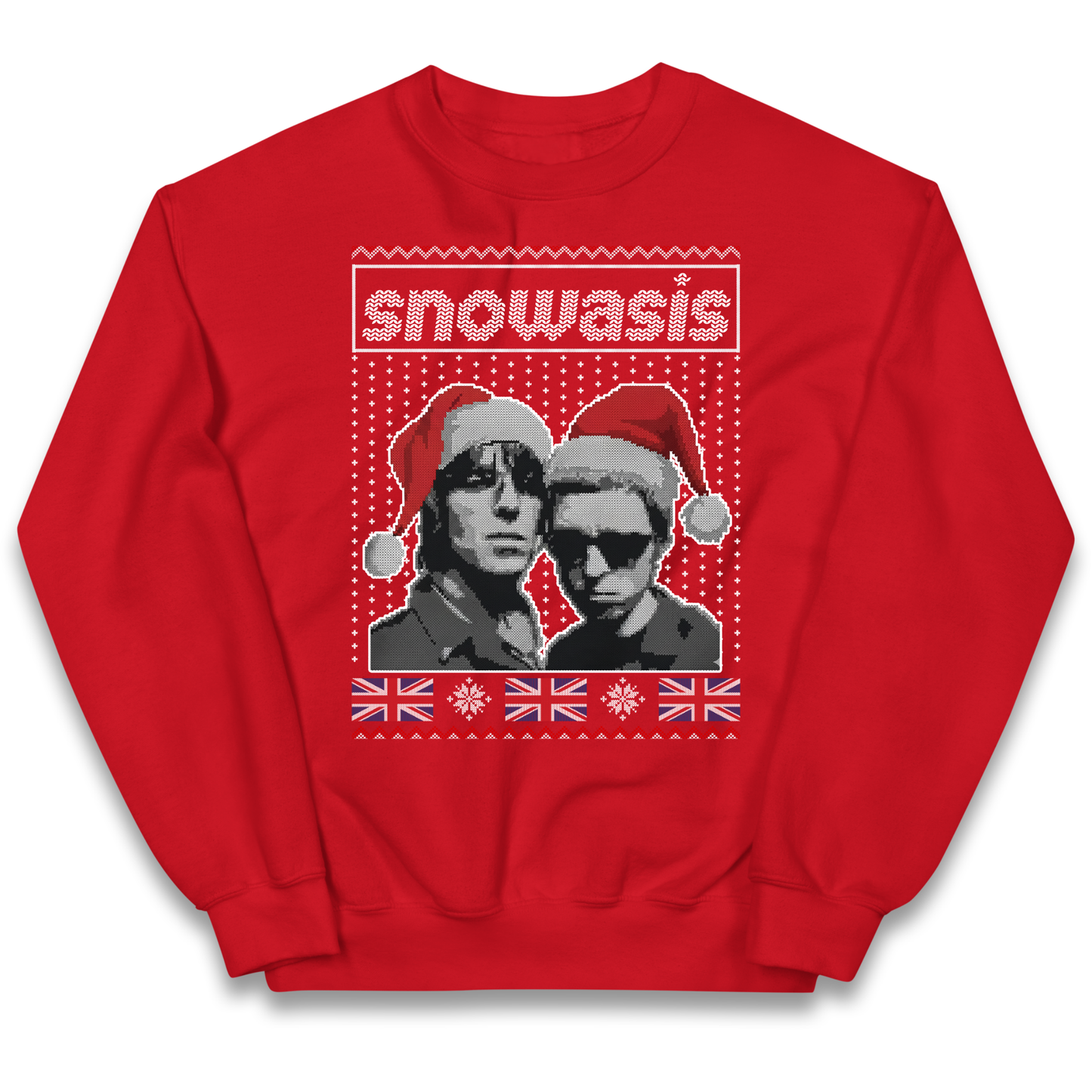 Snowasis Union Jack Christmas Kids Jumper