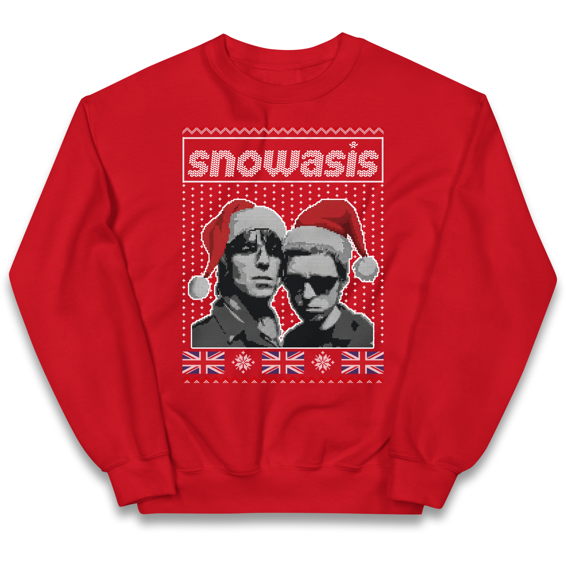 Snowasis Union Jack Christmas Kids Jumper
