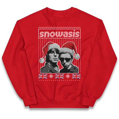 Snowasis Union Jack Christmas Kids Jumper