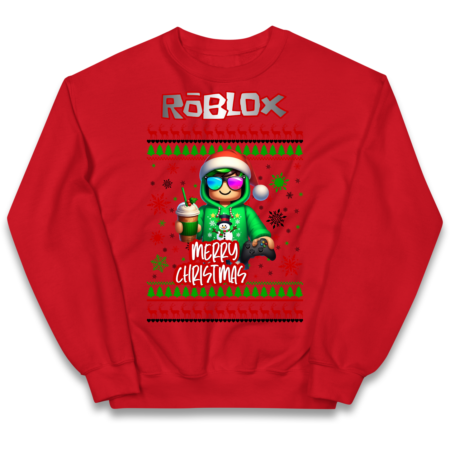 Roblox Merry Christmas Kids Jumper