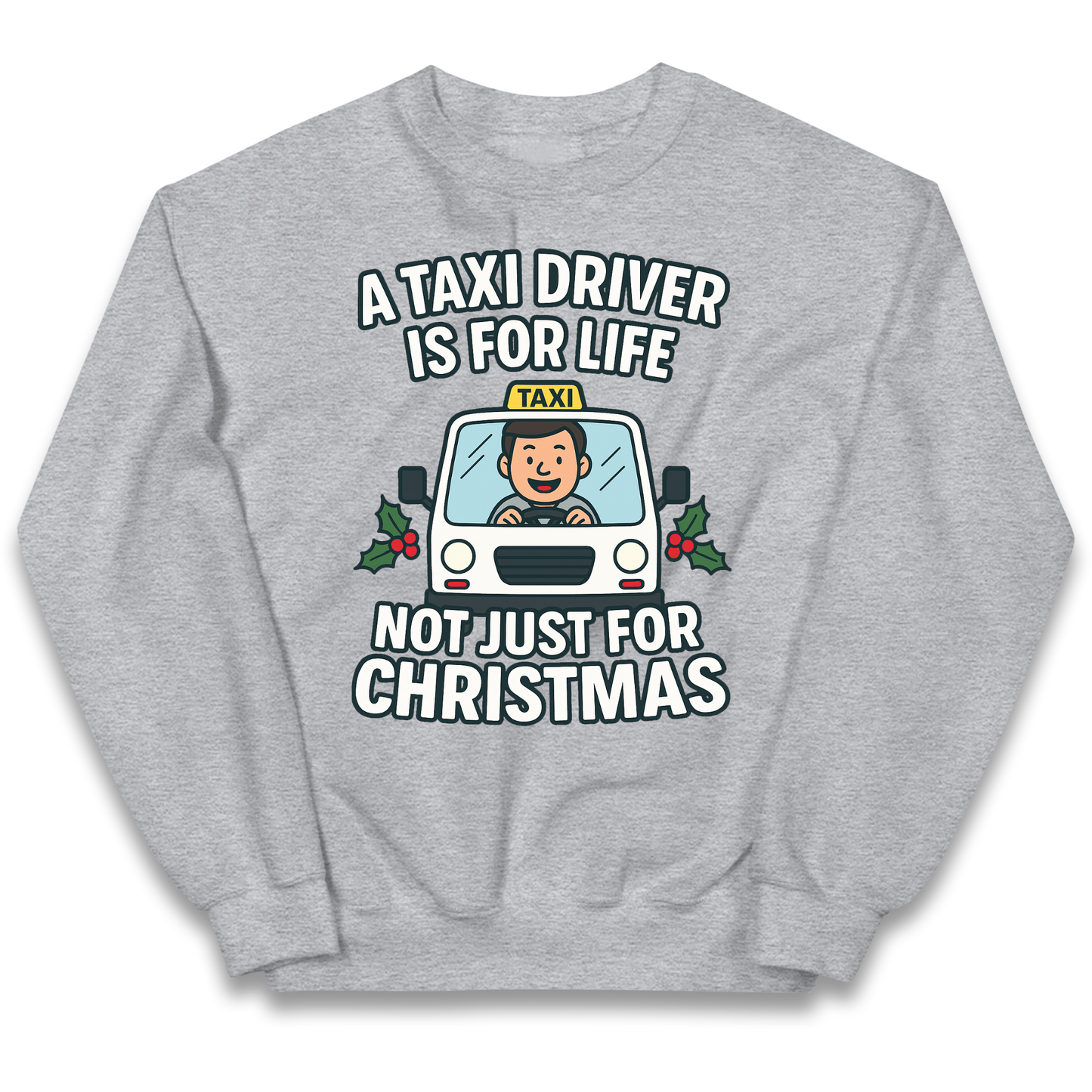 Taxi Driver Christmas Kids Jumper