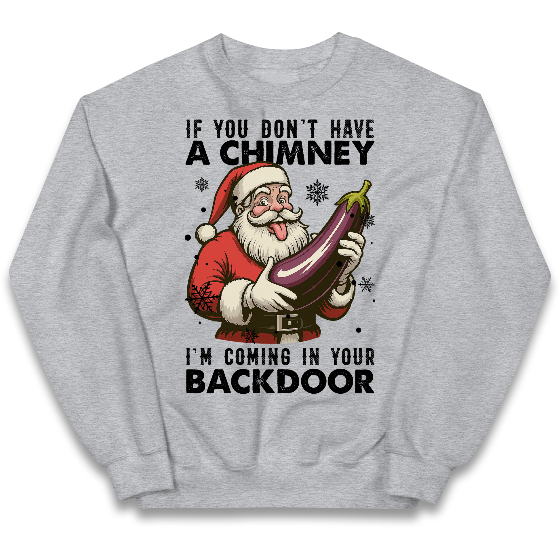 Santa Back Door Kids Sweatshirt