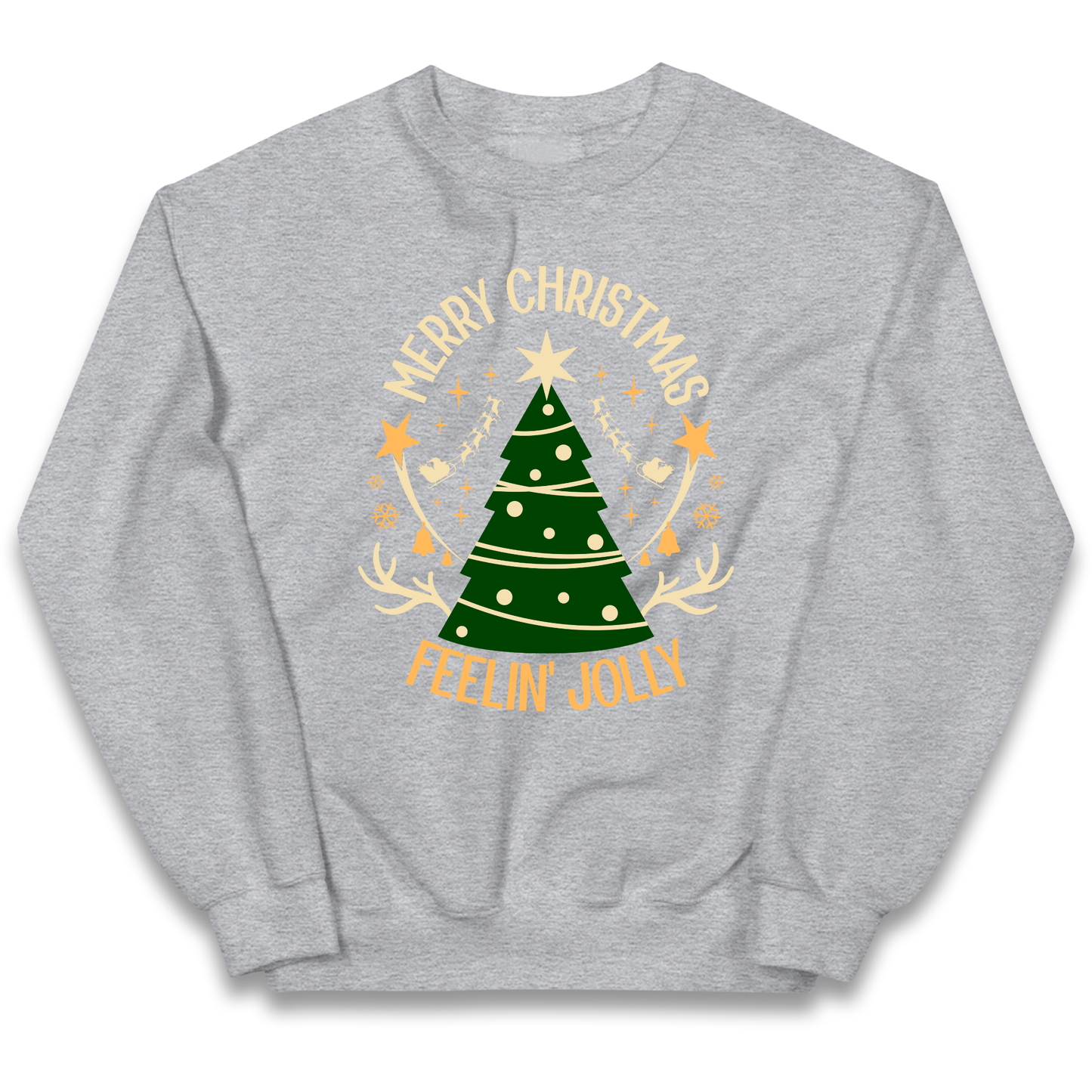 Merry Christmas Feeling Jolly Christmas kids sweatshirt