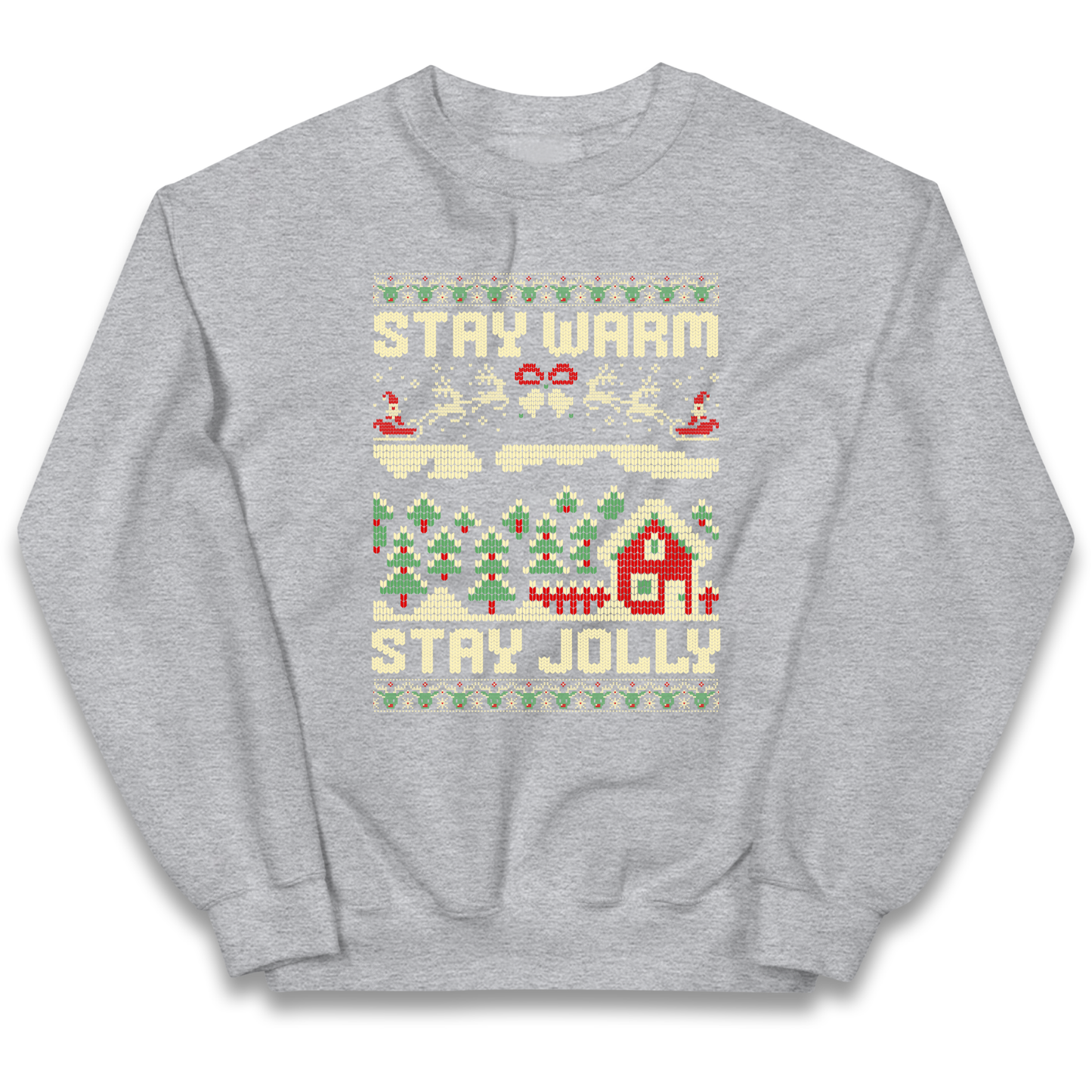 Stay Warm Stay Jolly Christmas kids sweatshirt