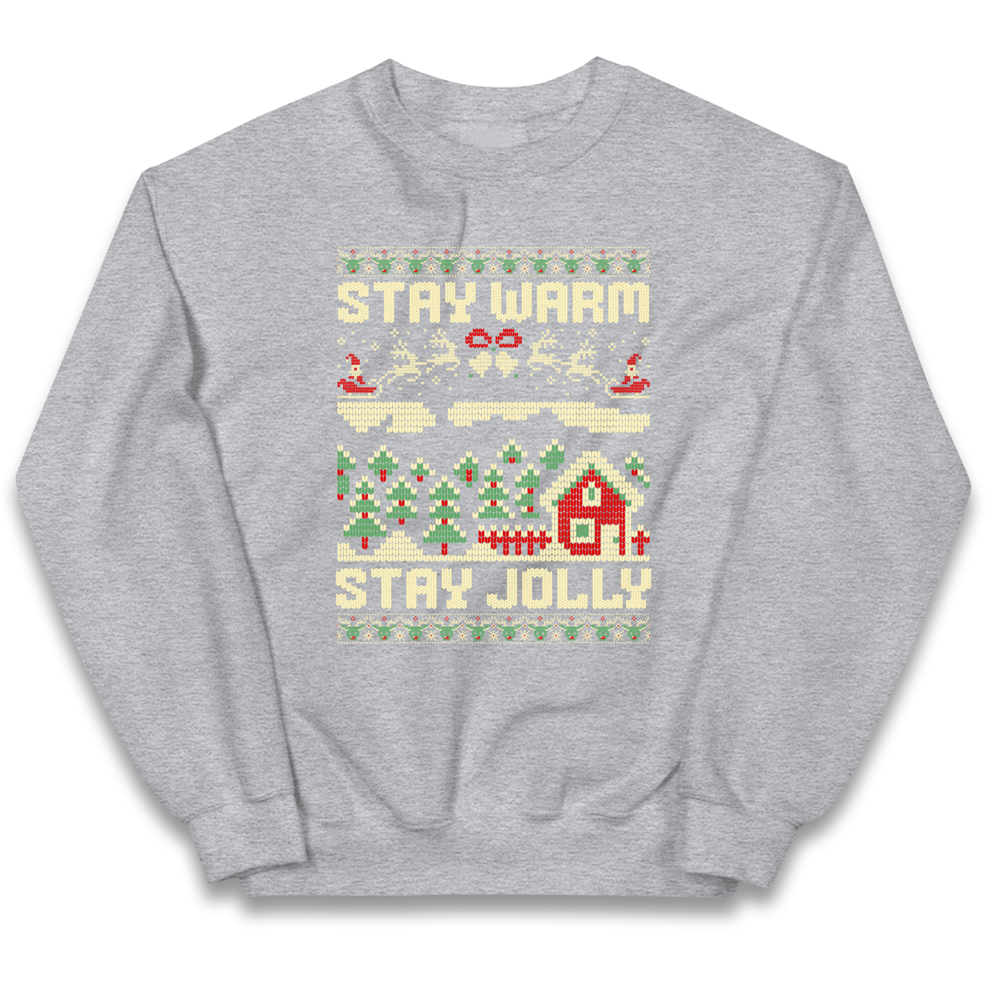 Stay Warm Stay Jolly Christmas kids sweatshirt