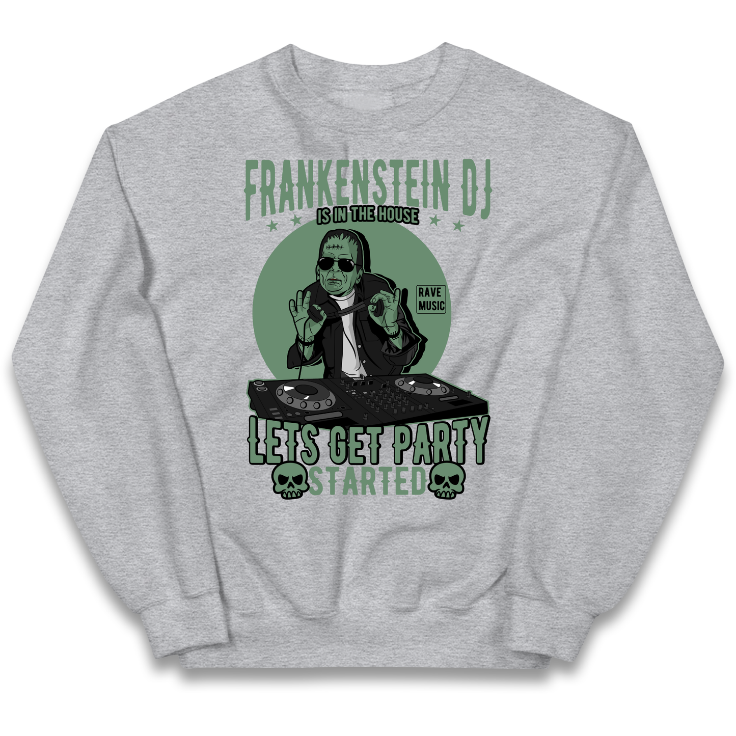 Frankenstein DJ kids sweatshirt