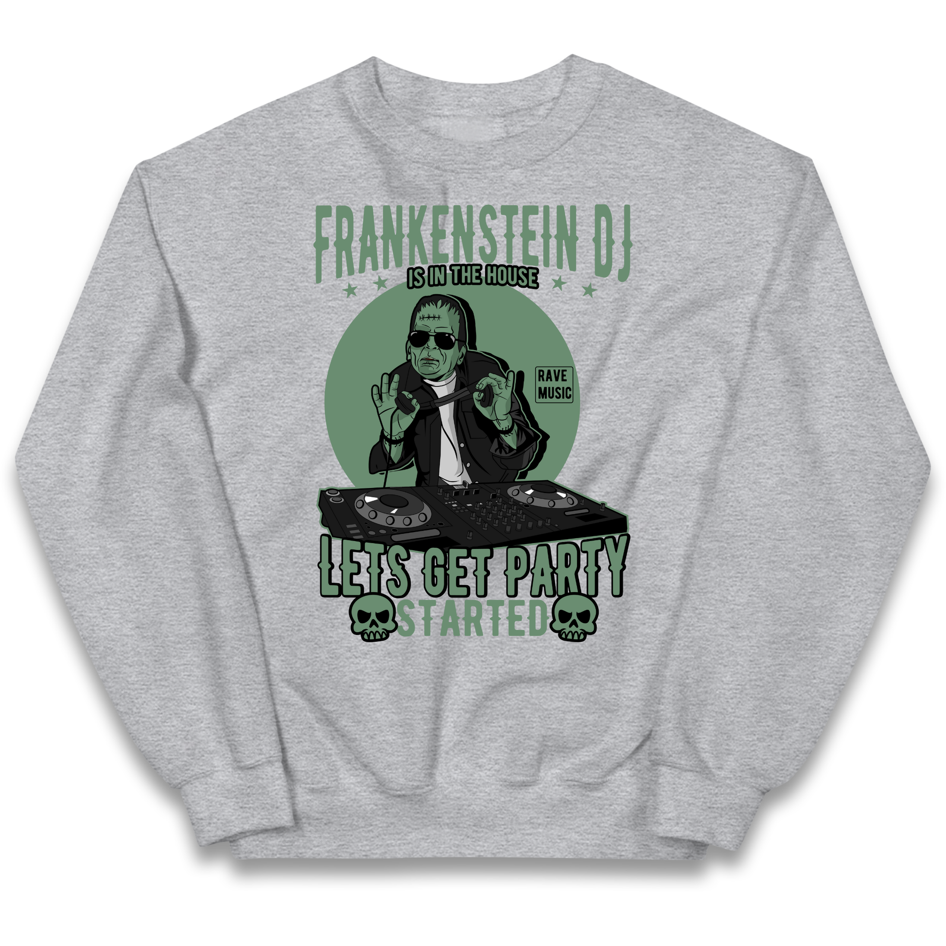 Frankenstein DJ kids sweatshirt