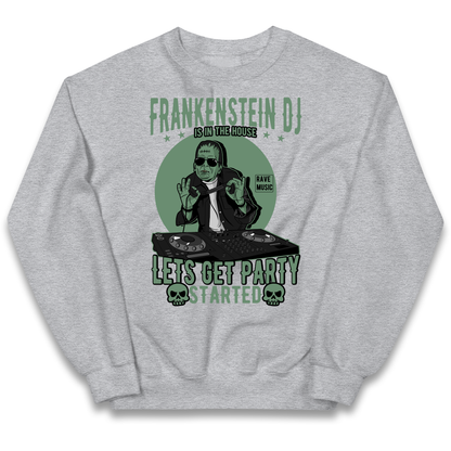 Frankenstein DJ kids sweatshirt