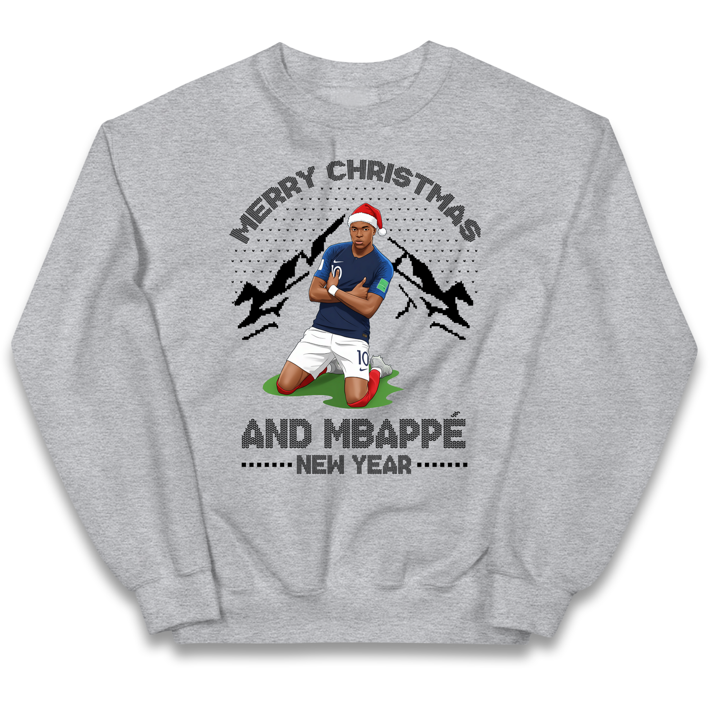 Mbappe Christmas Kids Sweatshirt