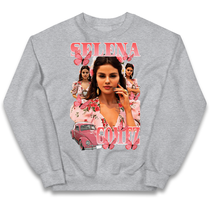 Selena Gomez Pink kids sweatshirt