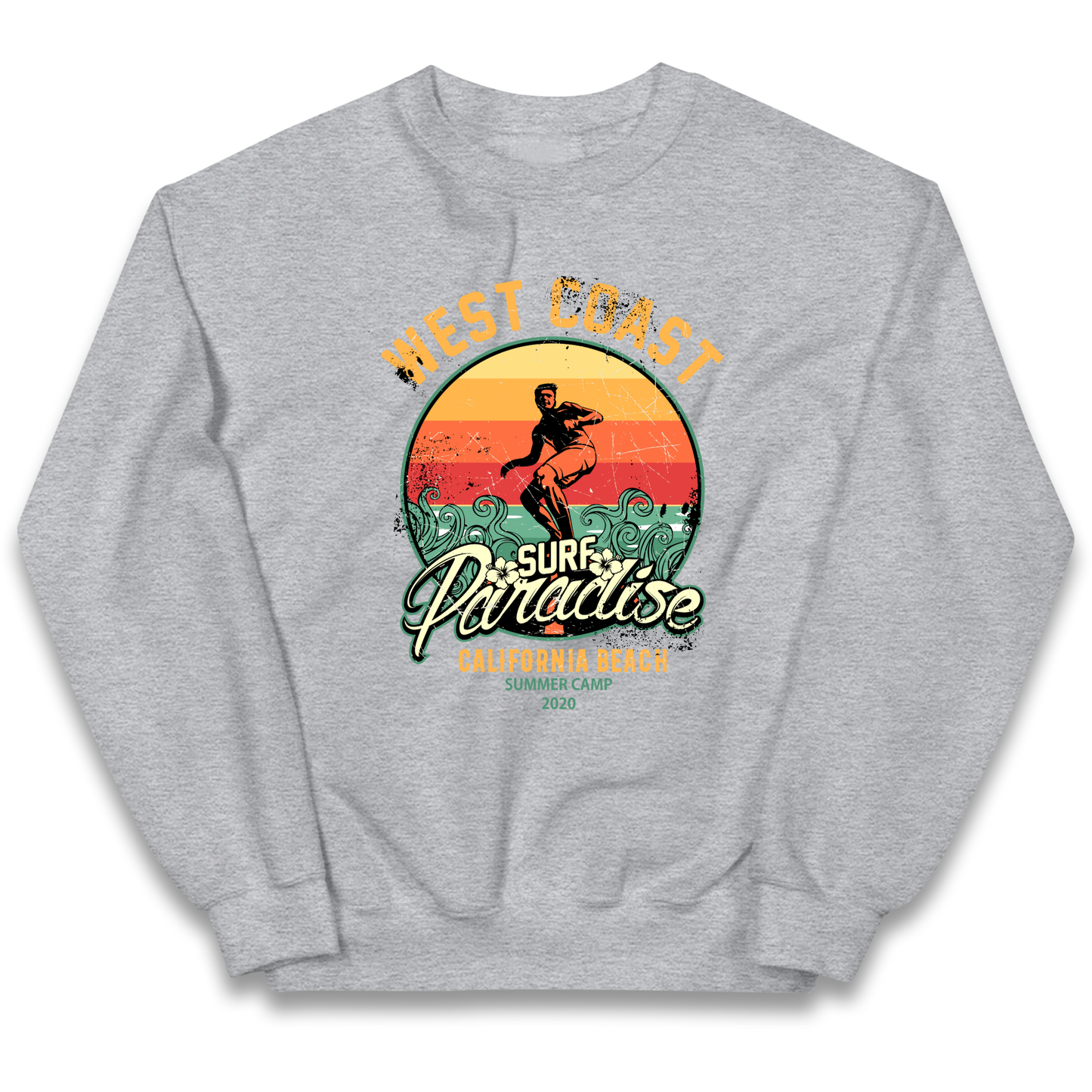 West Coast Surf Paradise kids sweatshirt