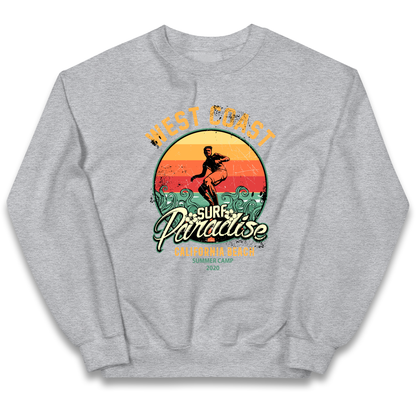 West Coast Surf Paradise kids sweatshirt