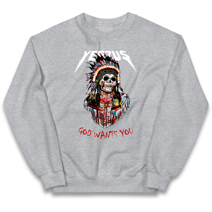 Yeezus God Wants You kids sweatshirt