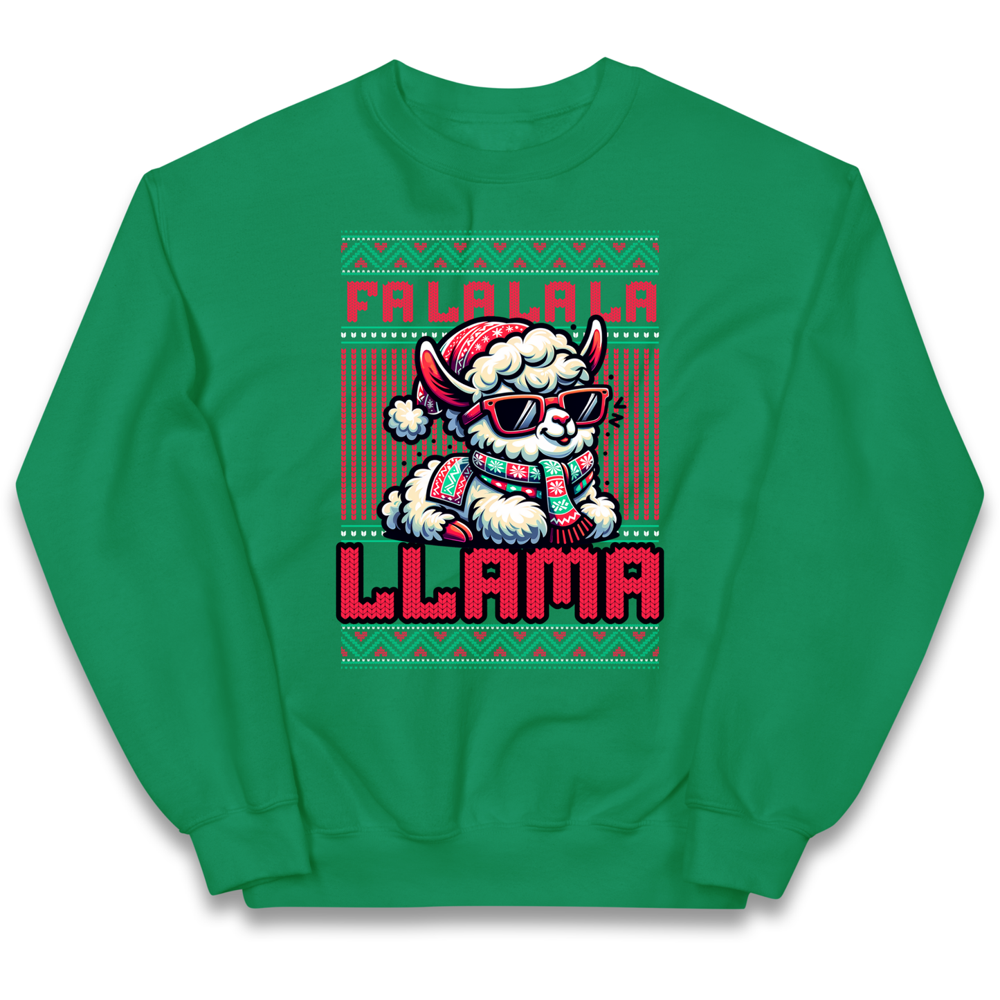 FA LA LA LA LLAMA kids sweatshirt