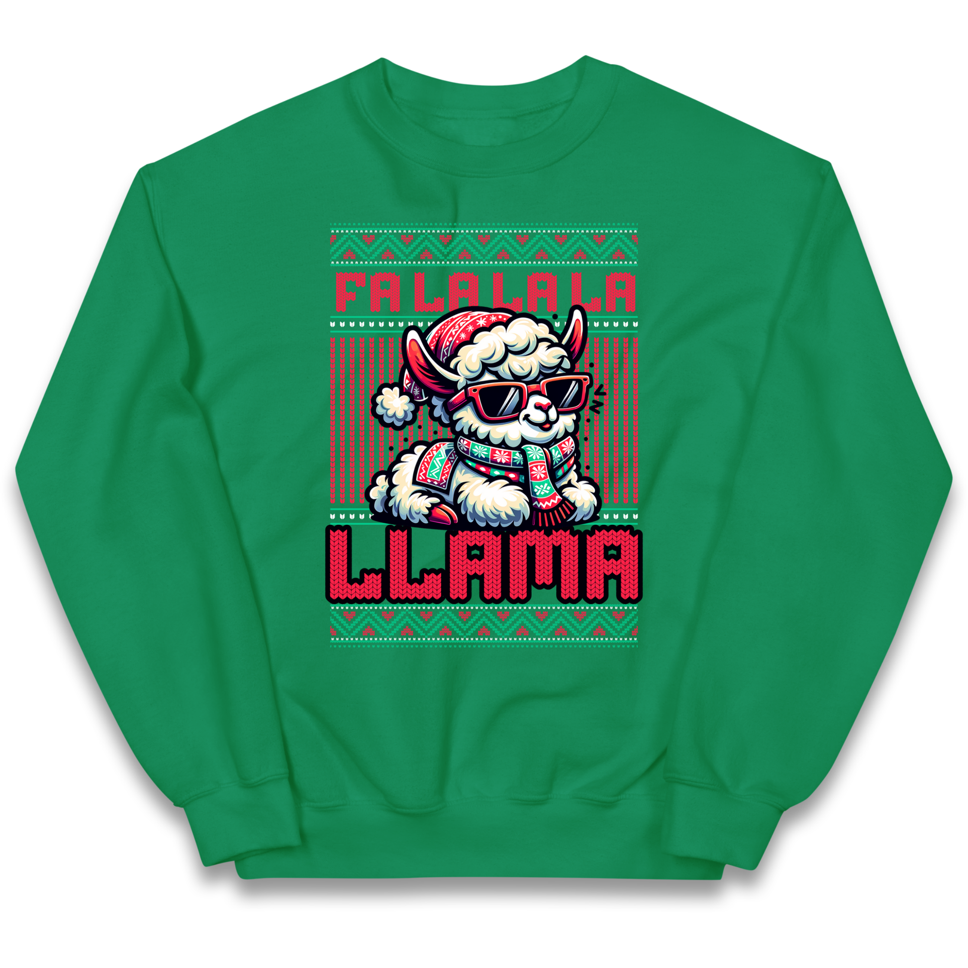 FA LA LA LA LLAMA kids sweatshirt