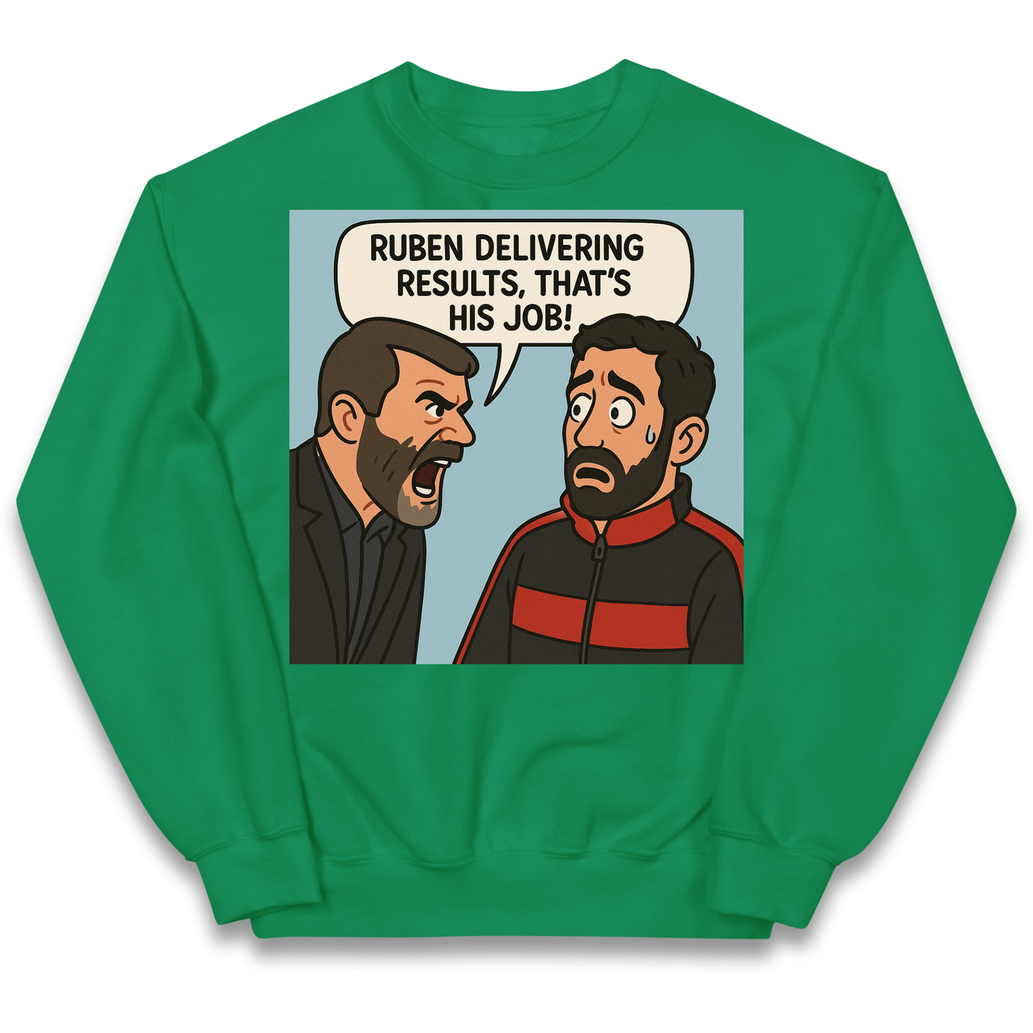 Ruben Delivering Results That's His Job kids sweatshirt