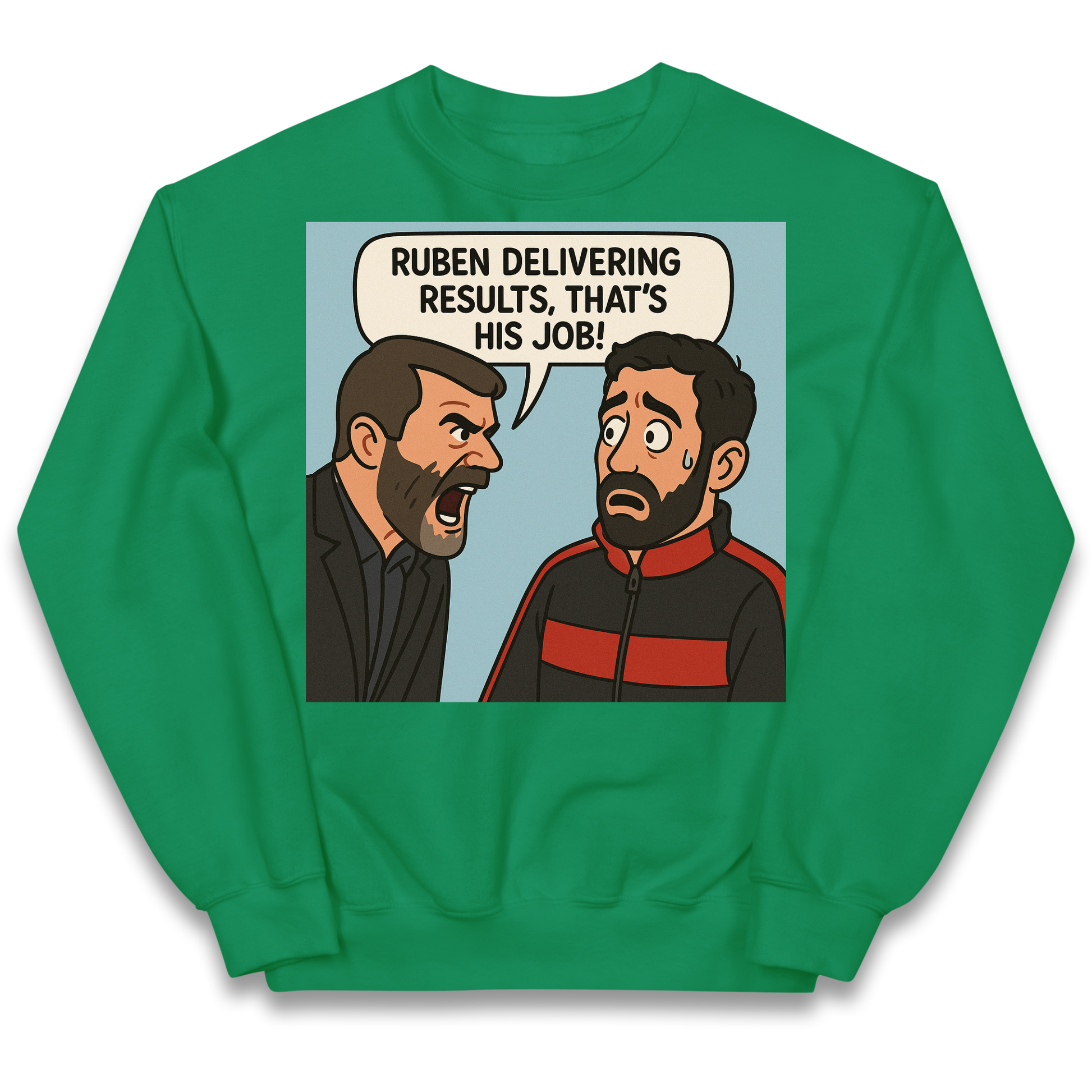 Ruben Delivering Results That's His Job kids sweatshirt