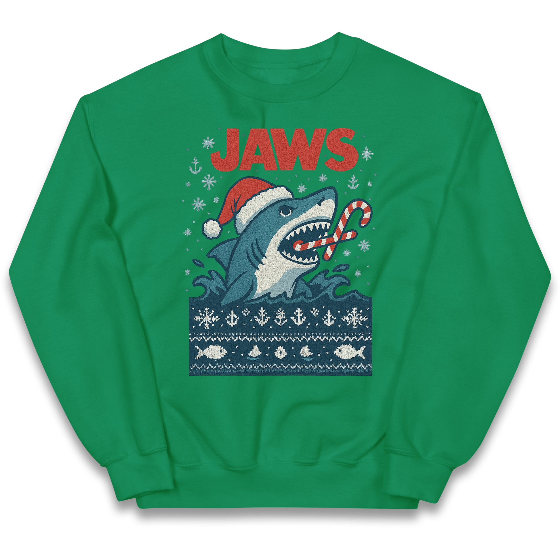 Jaws Christmas kids sweatshirt