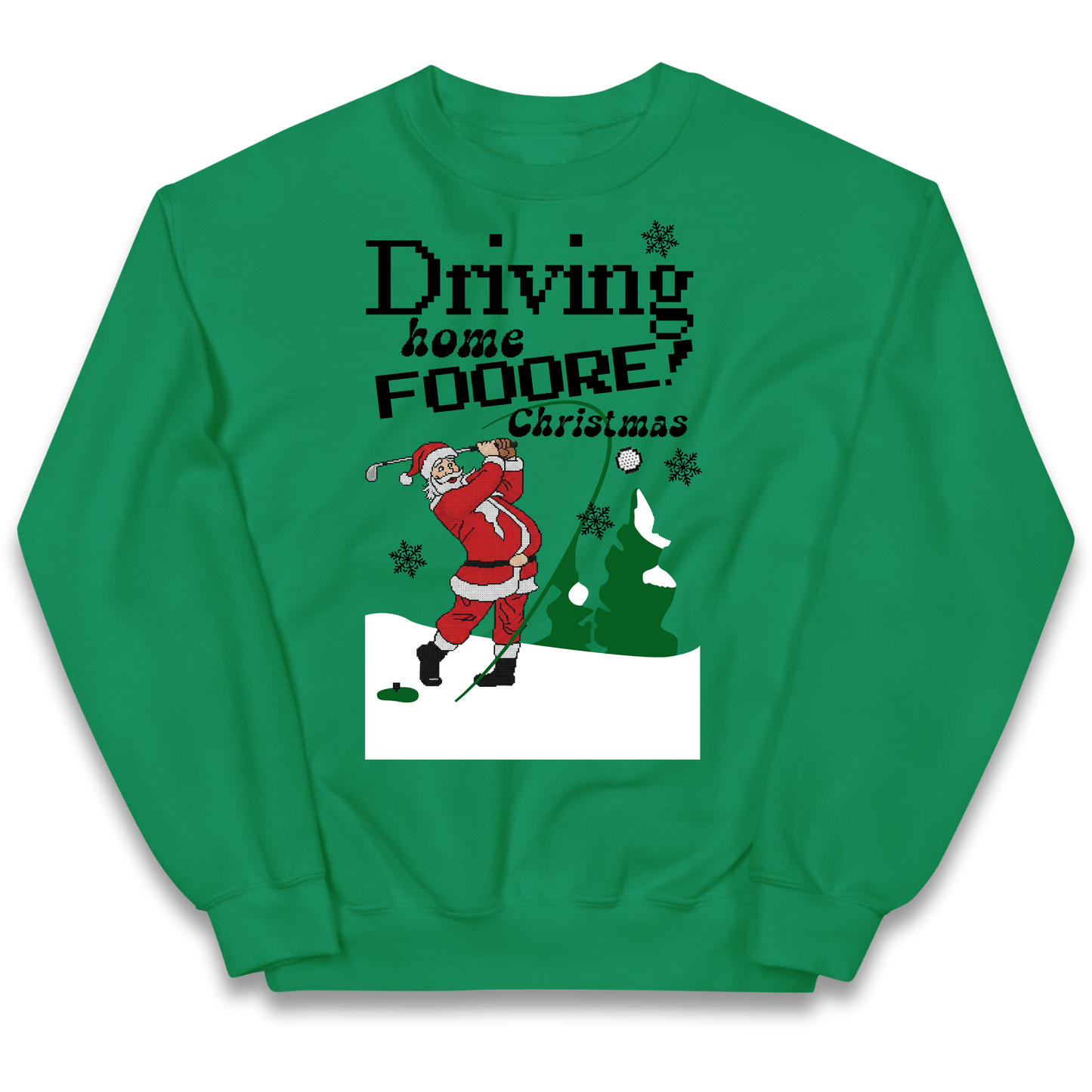 Christmas Golf Kids Sweatshirt