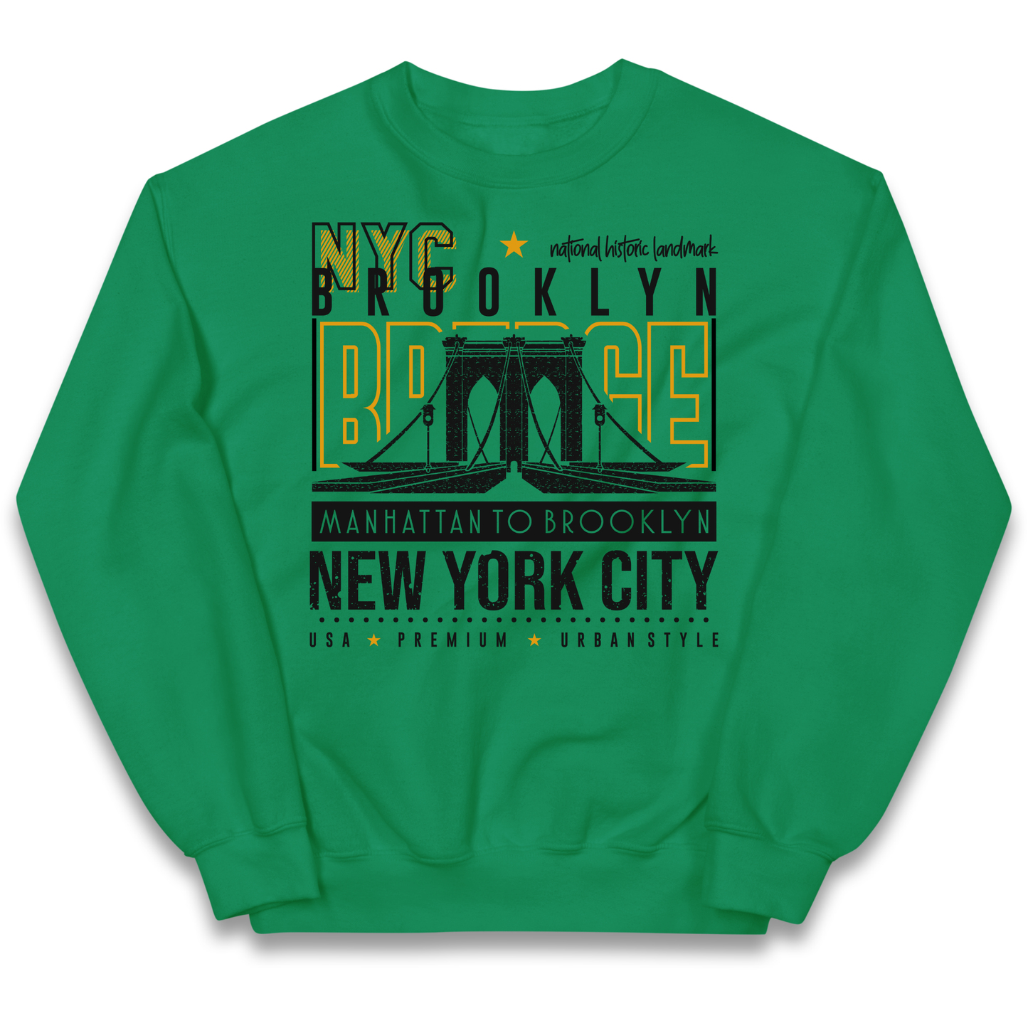 NYC Brooklyn Bridge kids sweatshirt