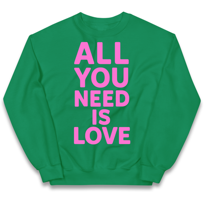All You Need is Love kids sweatshirt