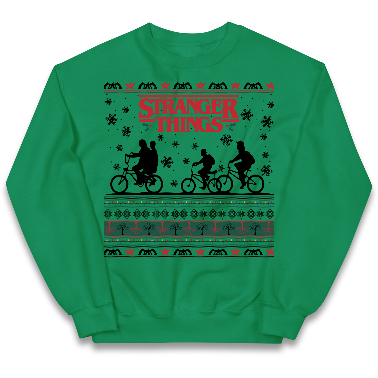 Stranger Things Christmas kids sweatshirt