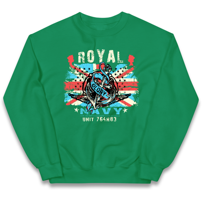 Royal Navy Glory Unit 764H83 kids sweatshirt
