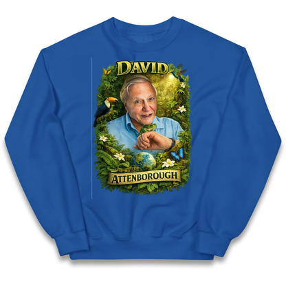 David Attenborough Kids Sweatshirt