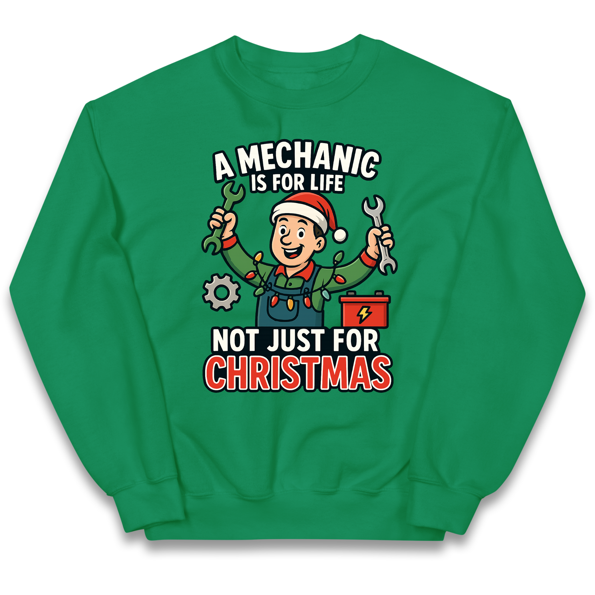 Mechanic Christmas Kids Jumper