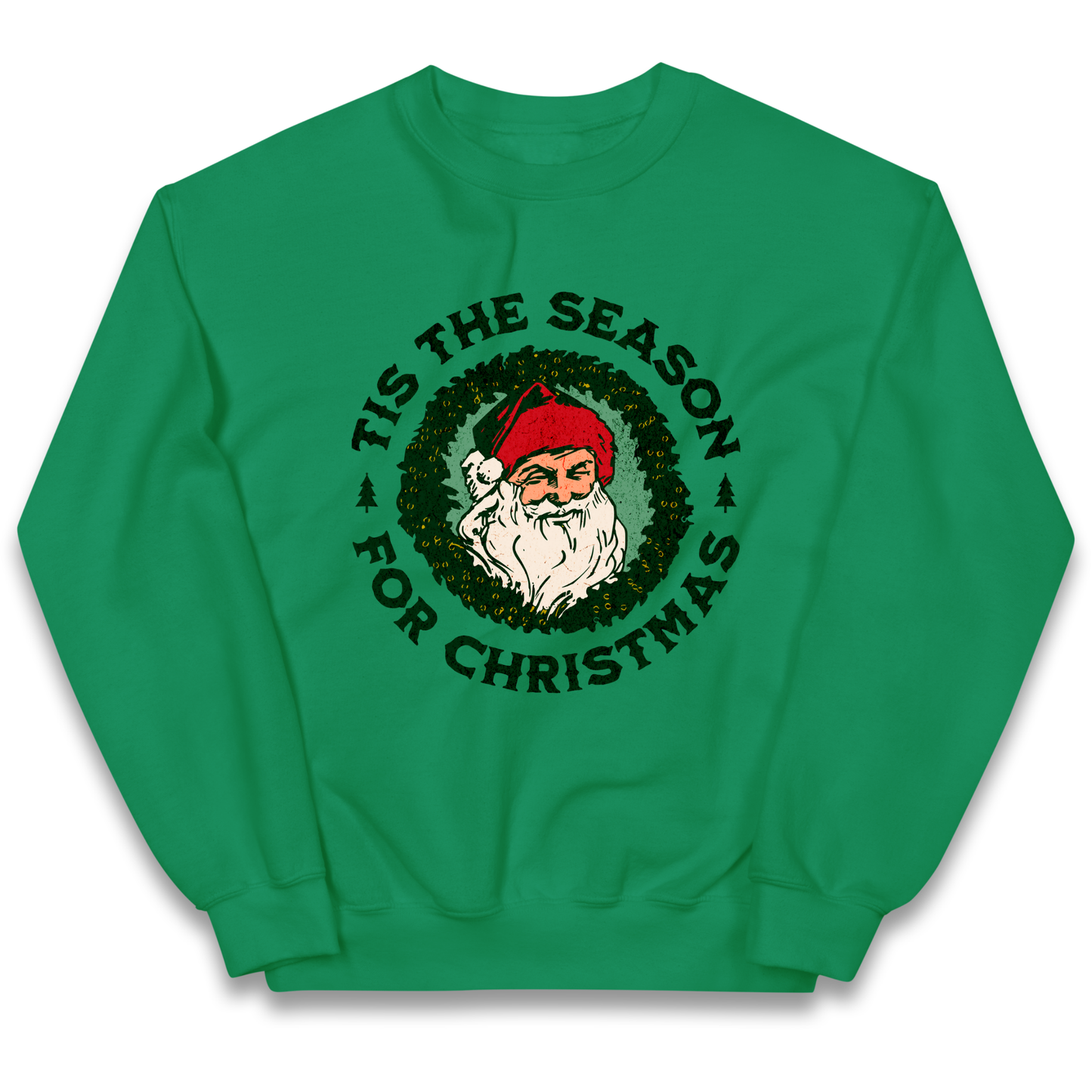 Tis The Season Santa Claus Christmas kids sweatshirt
