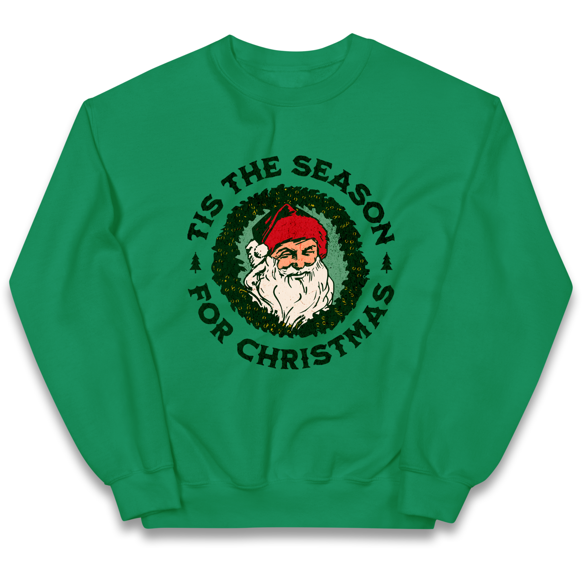 Tis The Season Santa Claus Christmas kids sweatshirt