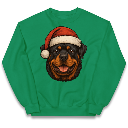 Rottweiler Christmas Kids Jumper