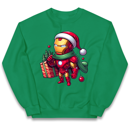 Ironman Santa kids sweatshirt