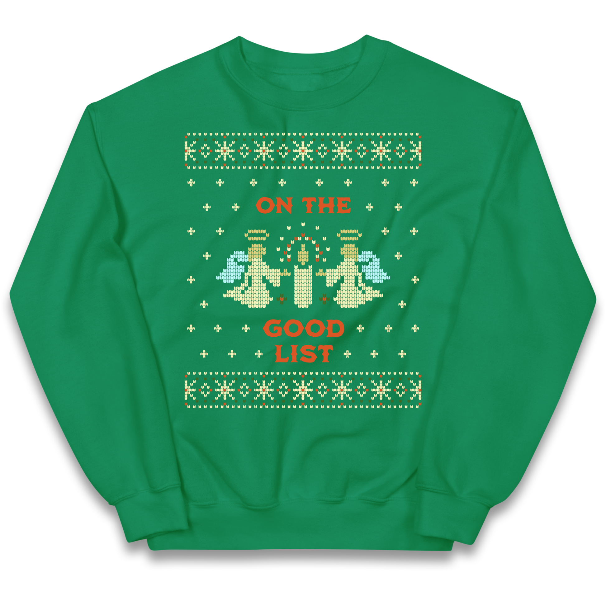 On The Good List Christmas kids sweatshirt