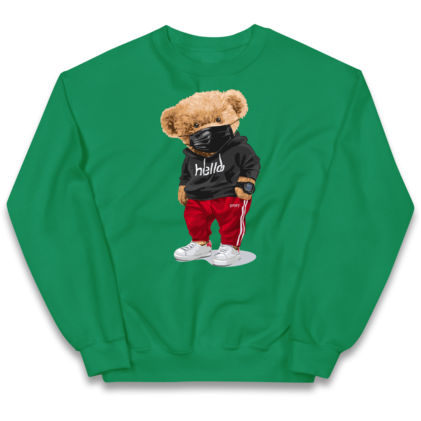 Teddy Bear Hello Streetwear kids sweatshirt